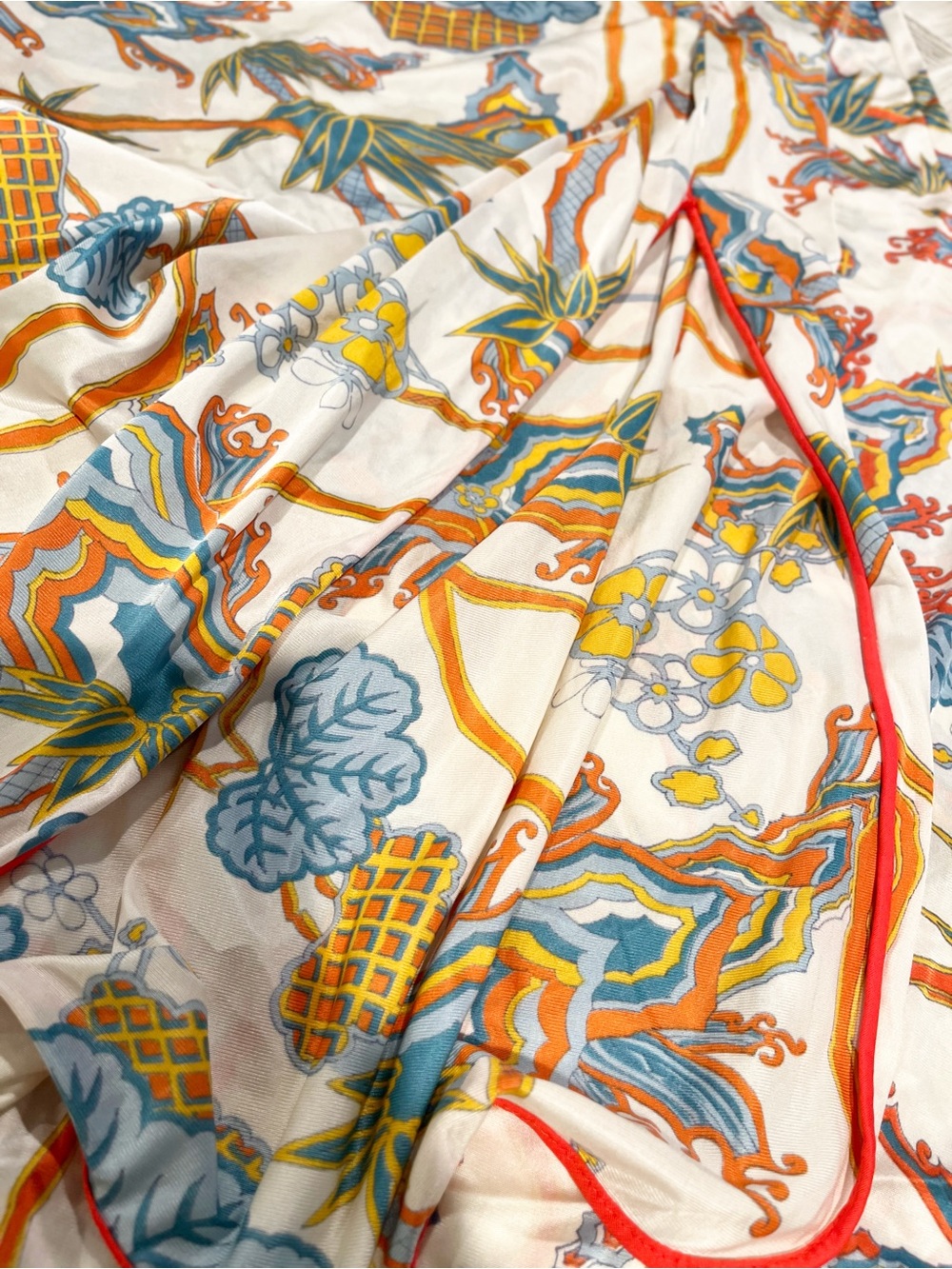 Vintage Vanity Fair 2-Piece Mandarin Collar Maxi Dress and Duster Robe Set Med - Picture 11 of 15